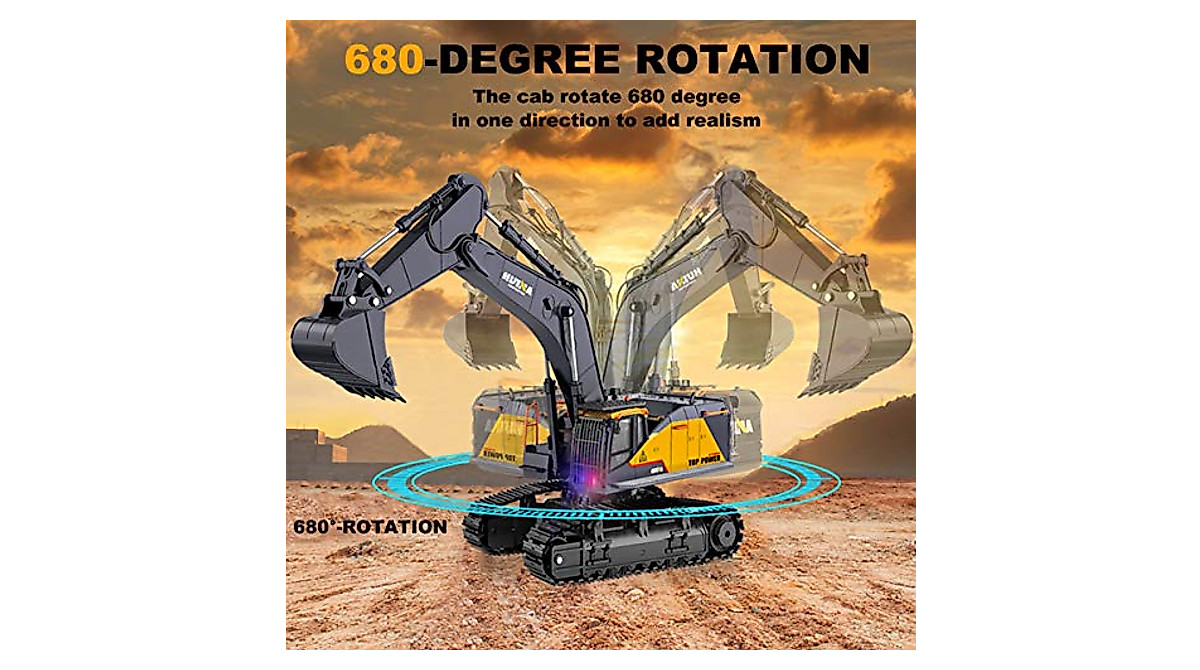 BNAM 1/14 RC Excavator Toy - Powerful Fun for Kids