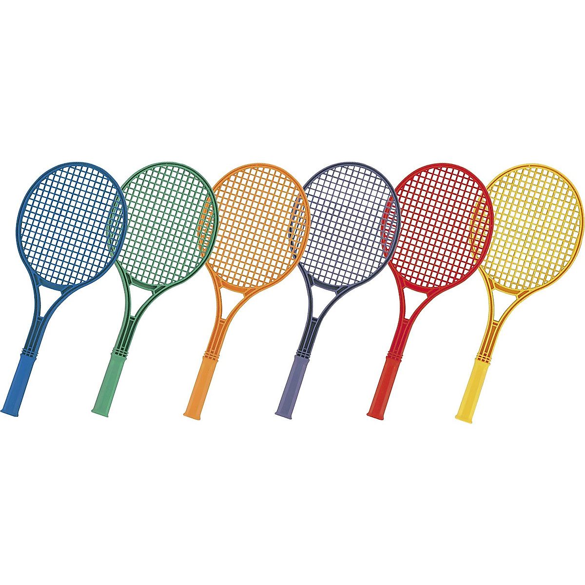 Champion Sports 21-Inch Plastic Tennis Racket Set for Kids and Beginners