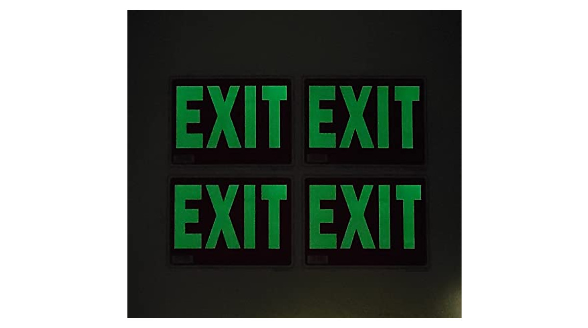 Cosco Glow In The Dark Safety Sign Fire Extinguisher 4 X 13 Red 098063   Walmart Supplies