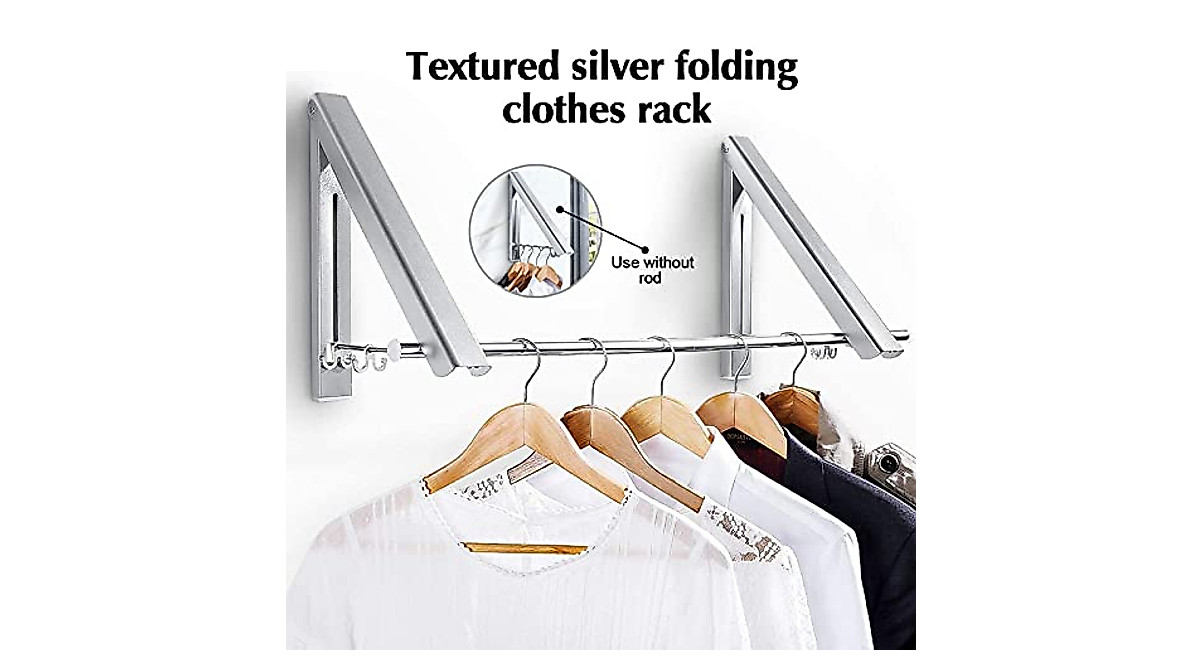 Buy ANXVERS Silver Clothes Rack - Easy & Durable Storage