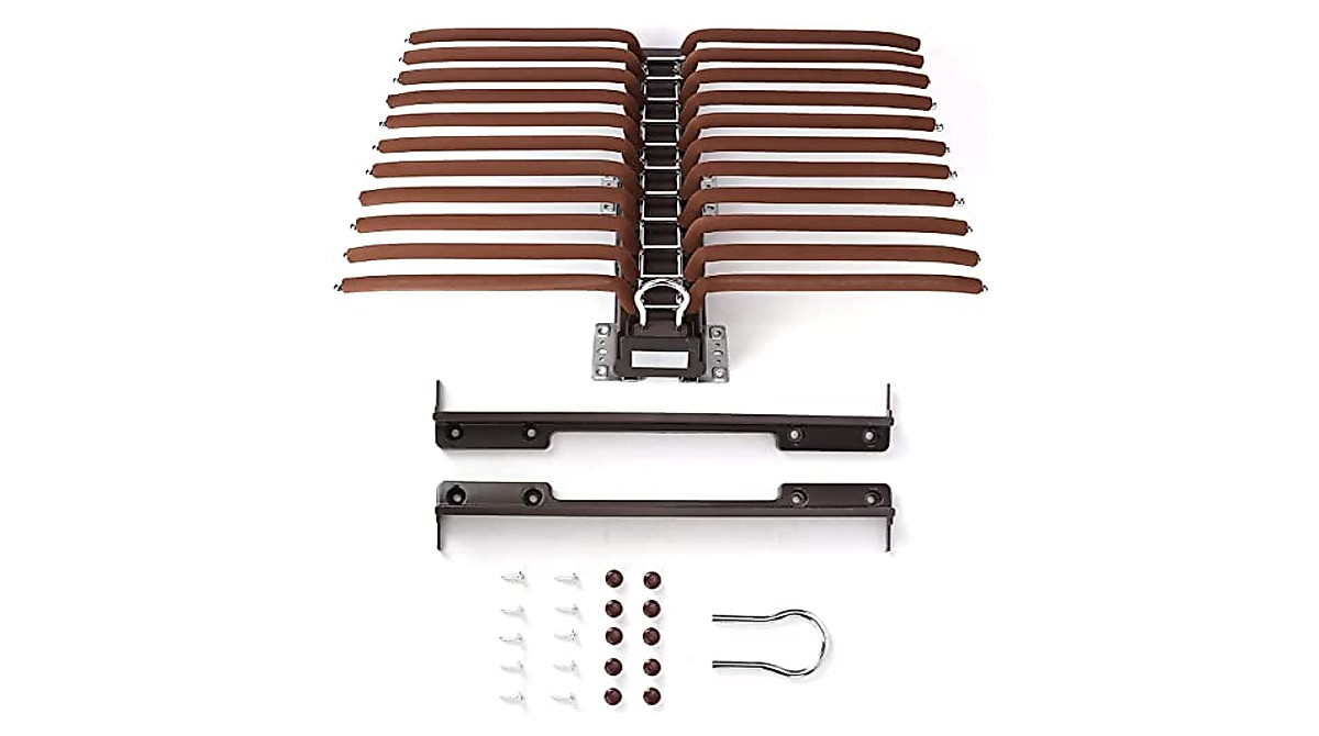Nisorpa Double-Row Pull Out Pants Rack for Organized Wardrobe