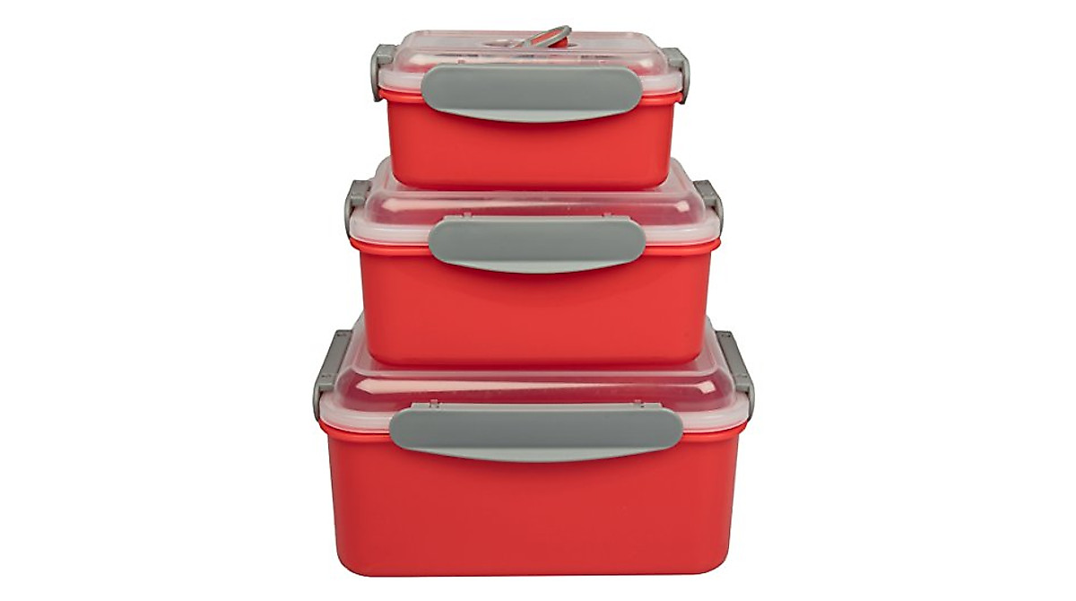 Microwave Nesting Containers Set of 3 | Reheat & Store Effortlessly
