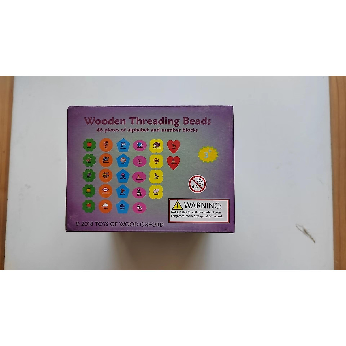 TOWO Wooden Alphabet & Number Blocks – Educational Toy