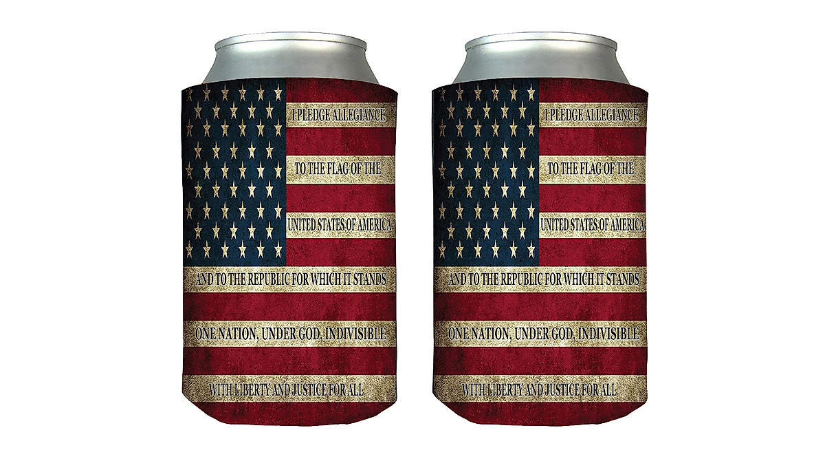 Rogue River Tactical Rustic Flag Beverage Coolers