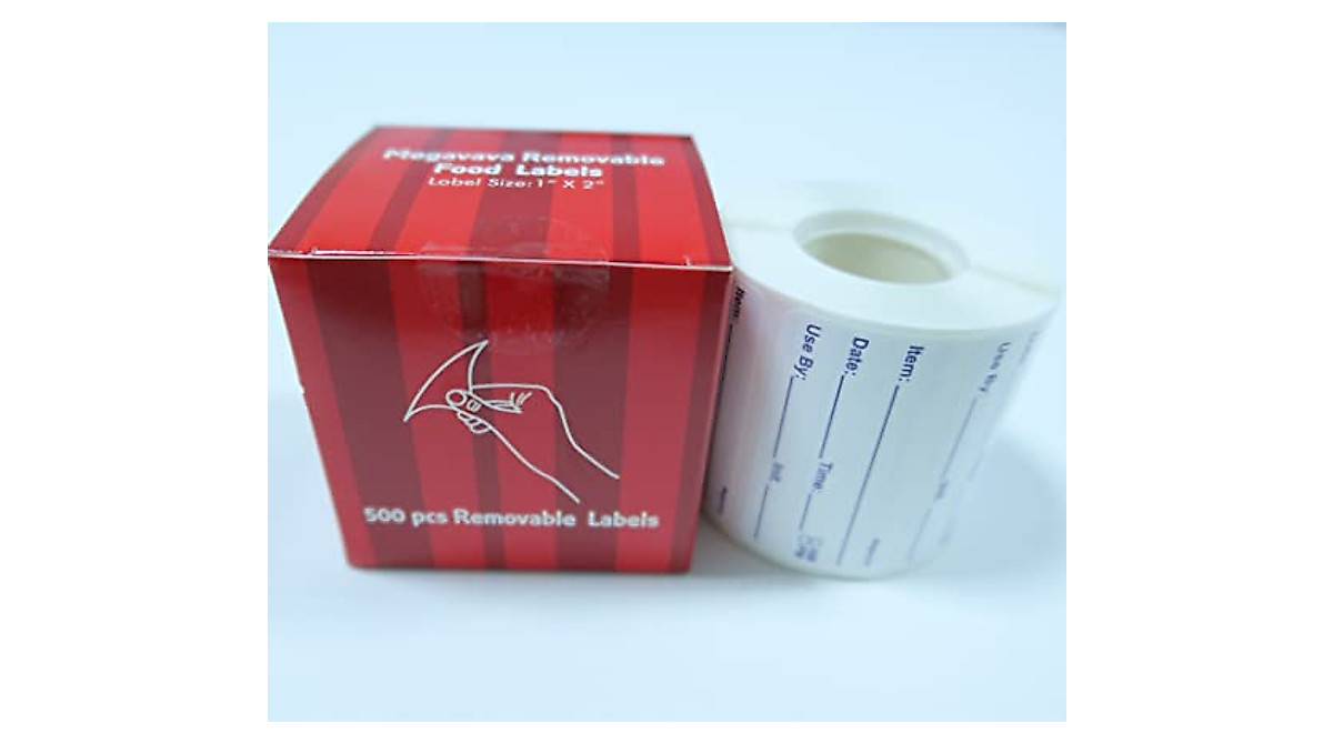 MegaVava Food Labels for Home & Restaurant Storage - 500 Pack