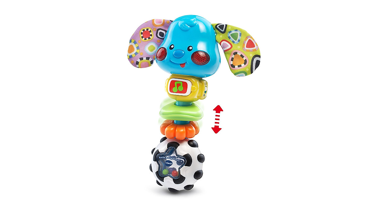VTech Baby Rattle and Sing Puppy - Fun & Educational Toy for Babies