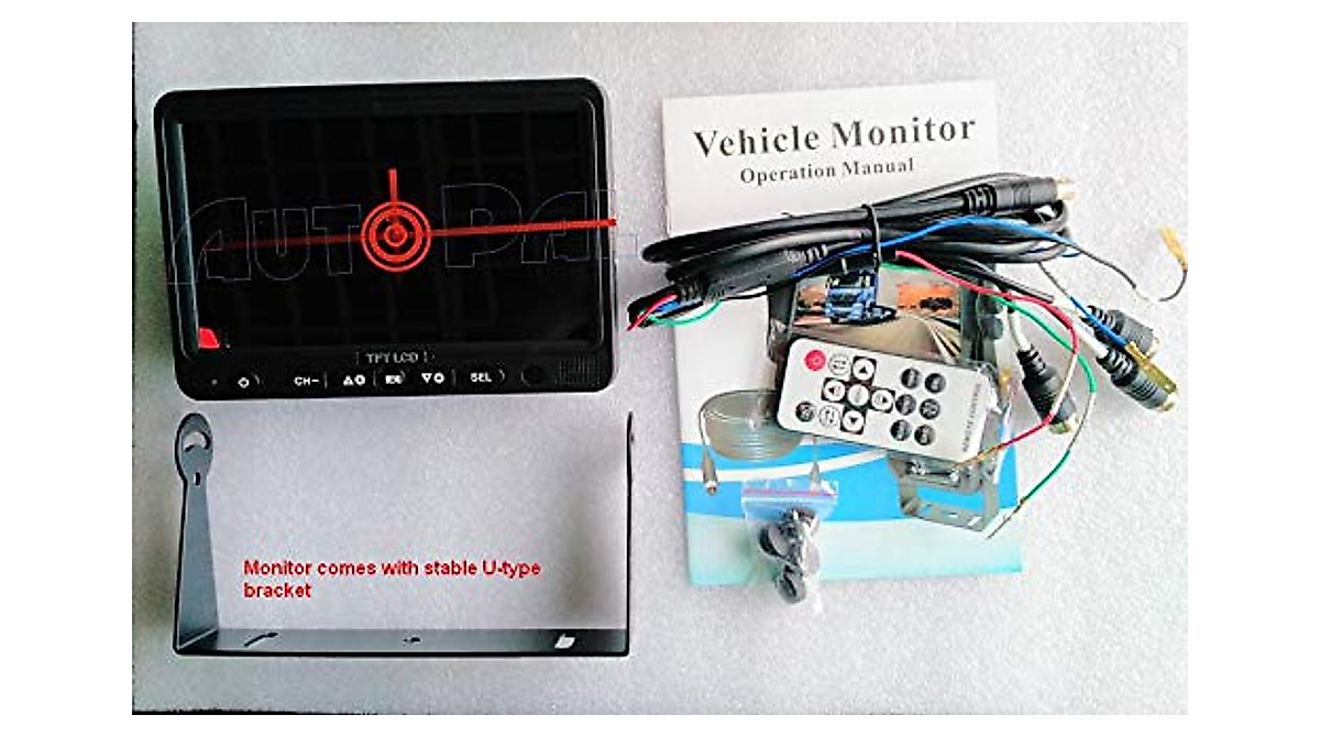 AHD 720P Wired Backup Camera System for Heavy Equipment & Vehicles