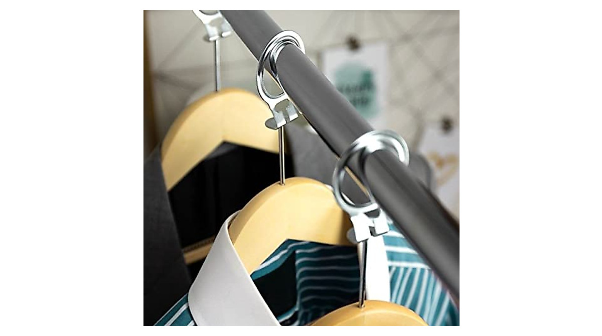 Secure Wooden Hotel Style Hangers - 10 Pack Anti-Theft Locks