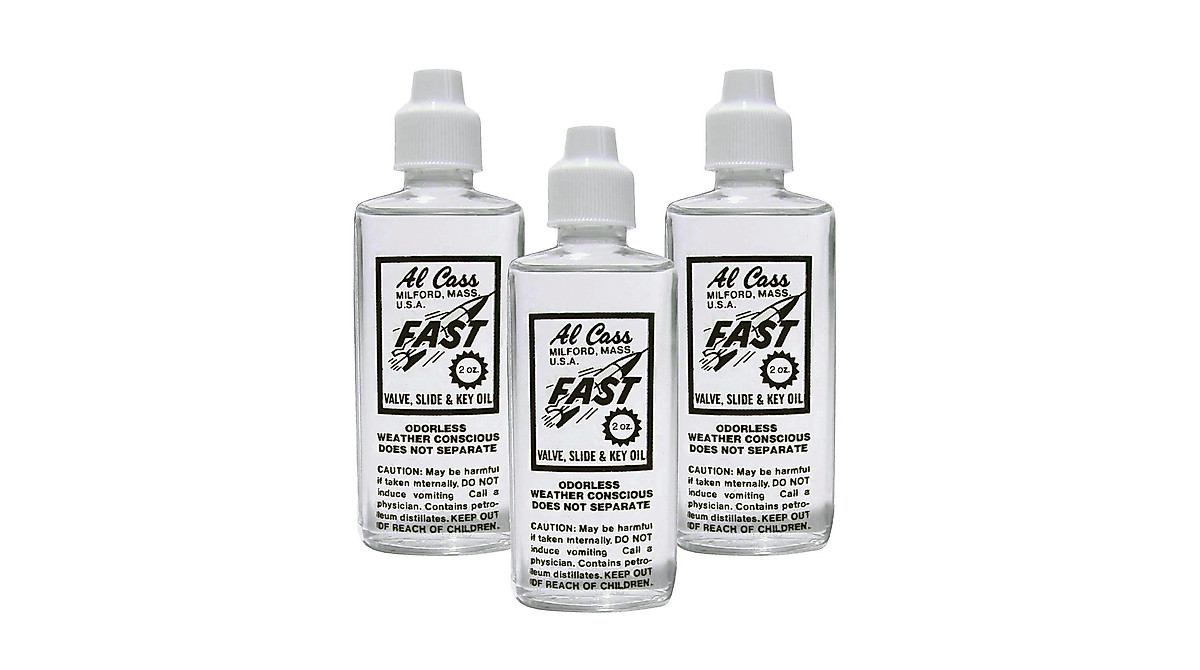 Al Cass Fast Valve Oil 3 Pack for Trumpet Maintenance