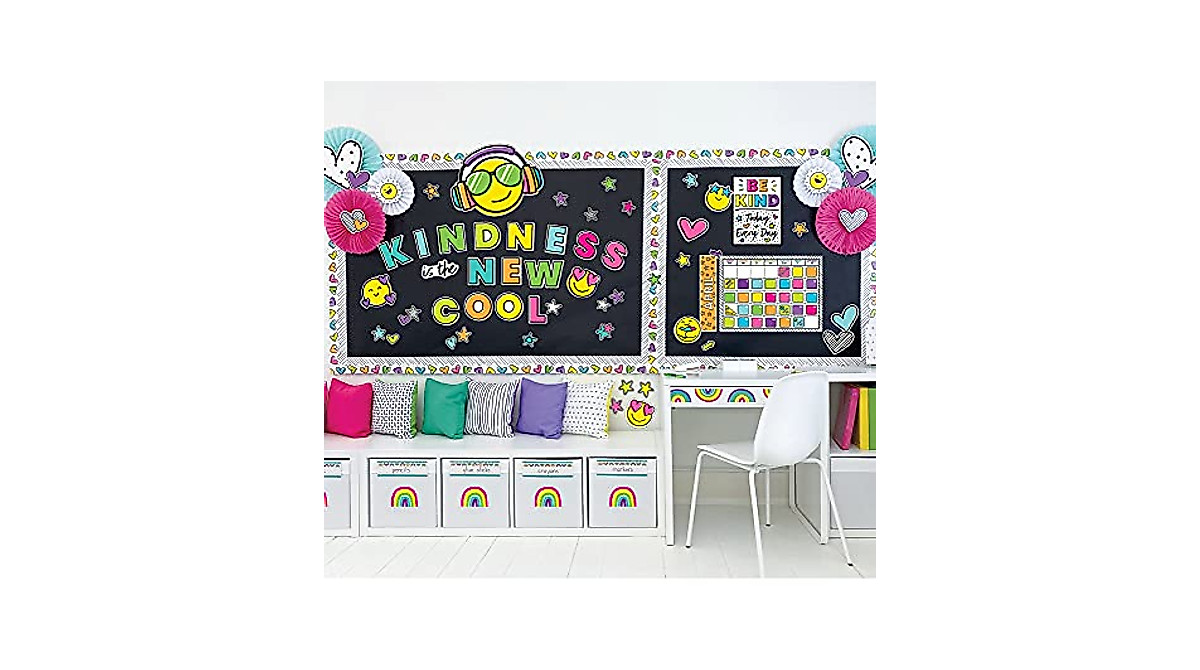 Carson Dellosa Kind Vibes Bulletin Board Set for Classrooms