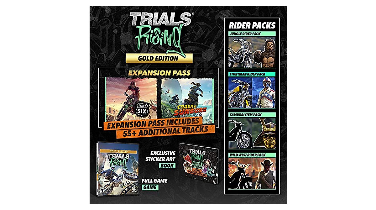 Trials Rising Gold Edition for PlayStation 4 | Insane Racing & Extras