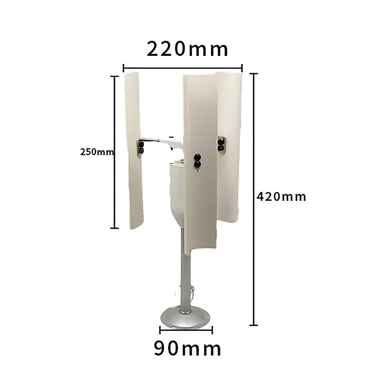 DIY Vertical Axis Wind Turbine Model | 20W Permanent Magnet Generator