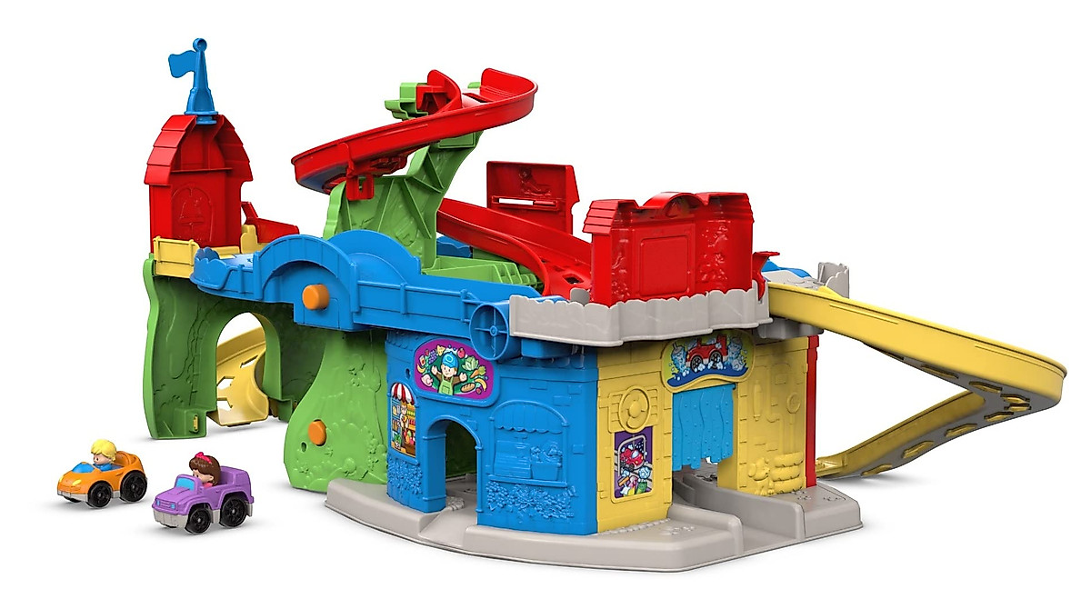 Fisher-Price Little People Skyway: 2-in-1 Toddler Race Track
