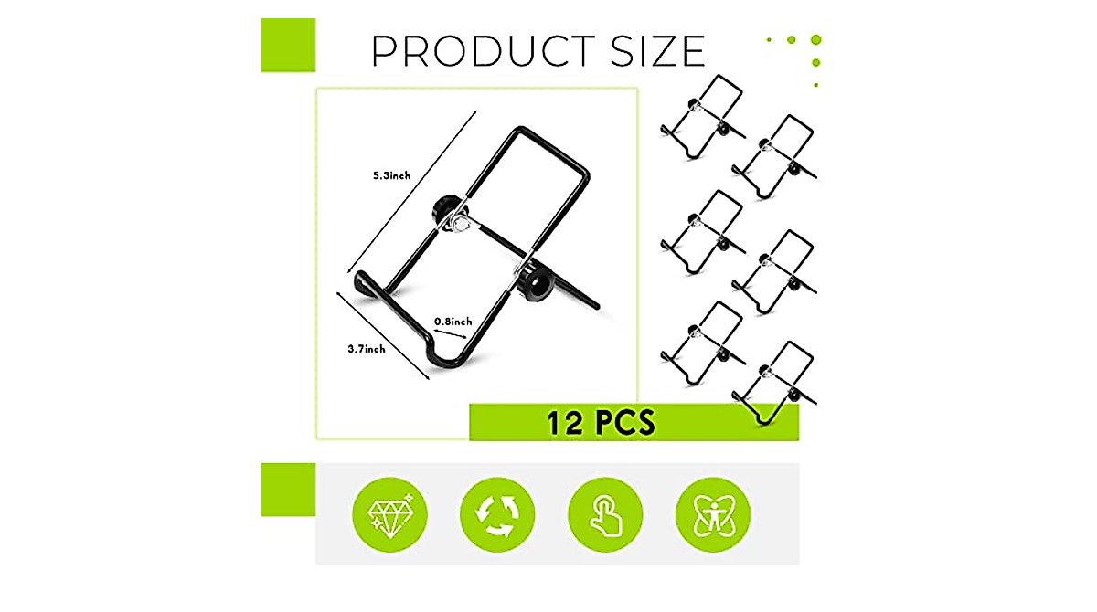 12 Pack Mason Jar Sprouting Stands for Organic Growth | Stainless Steel