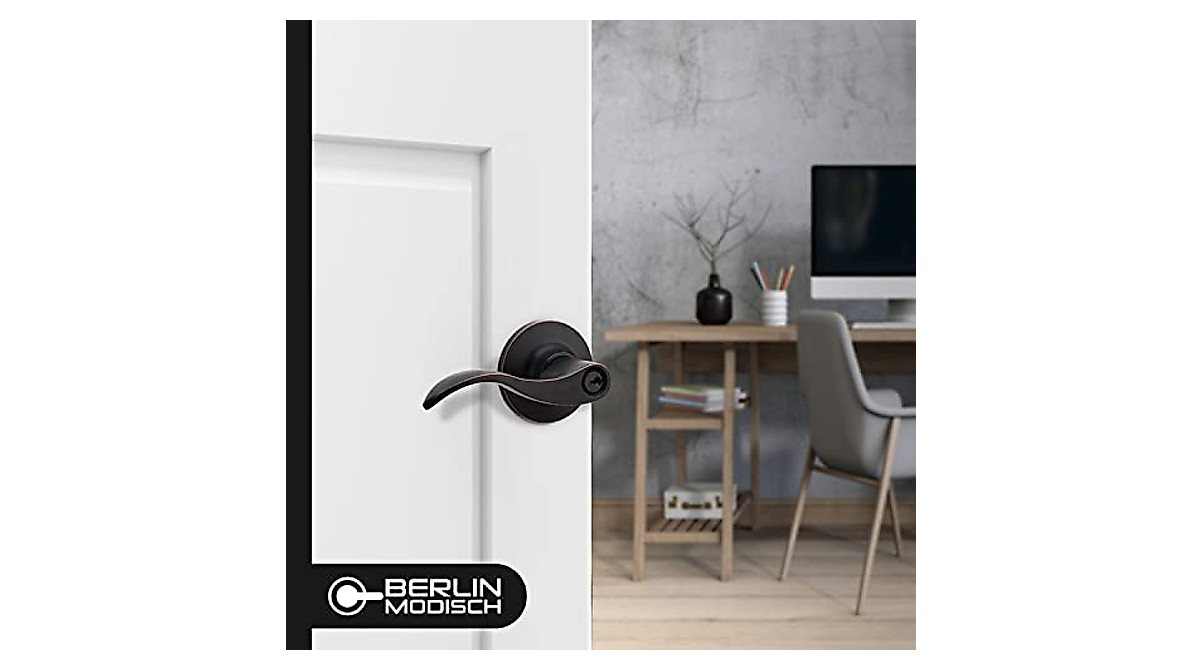 Berlin Modisch Entrance Handle - Secure & Reversible Oil Rubbed Bronze