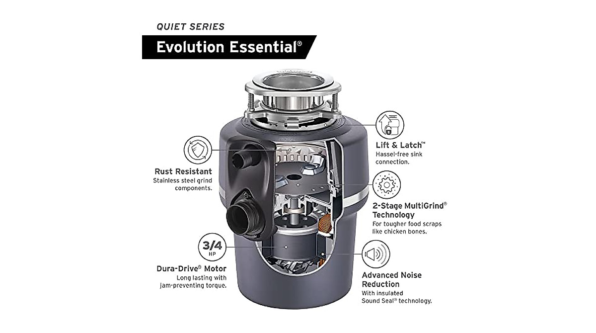 InSinkErator Evolution Essential XTR Garbage Disposal