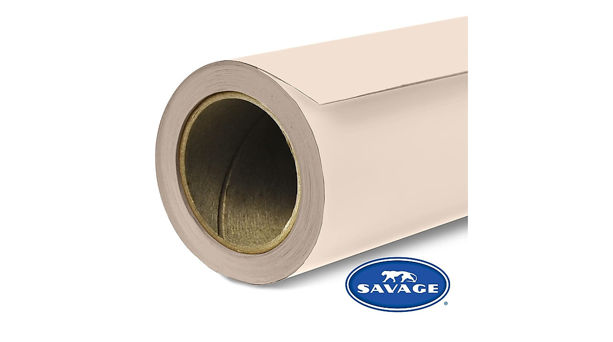 Savage Seamless Background Paper - Bone Color 53” x 36 ft
