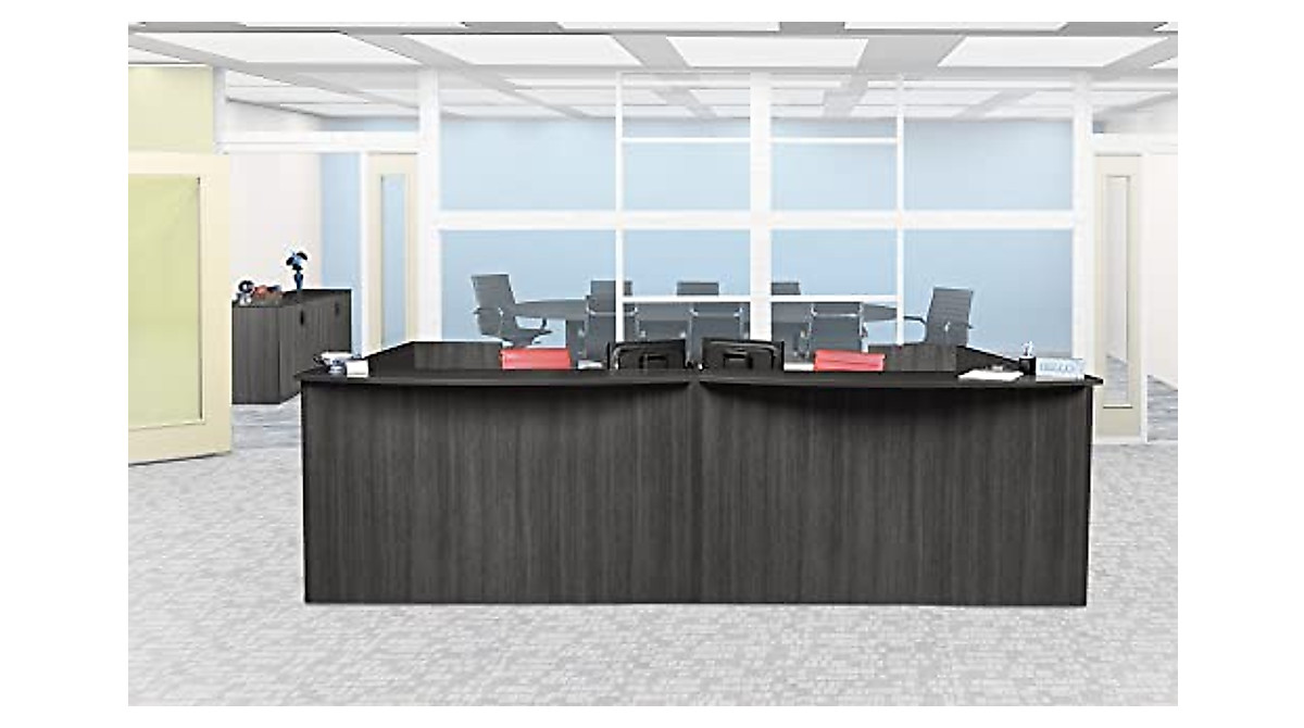 Regency Legacy Reception Desk Shell - Ash Grey | Professional Office ...