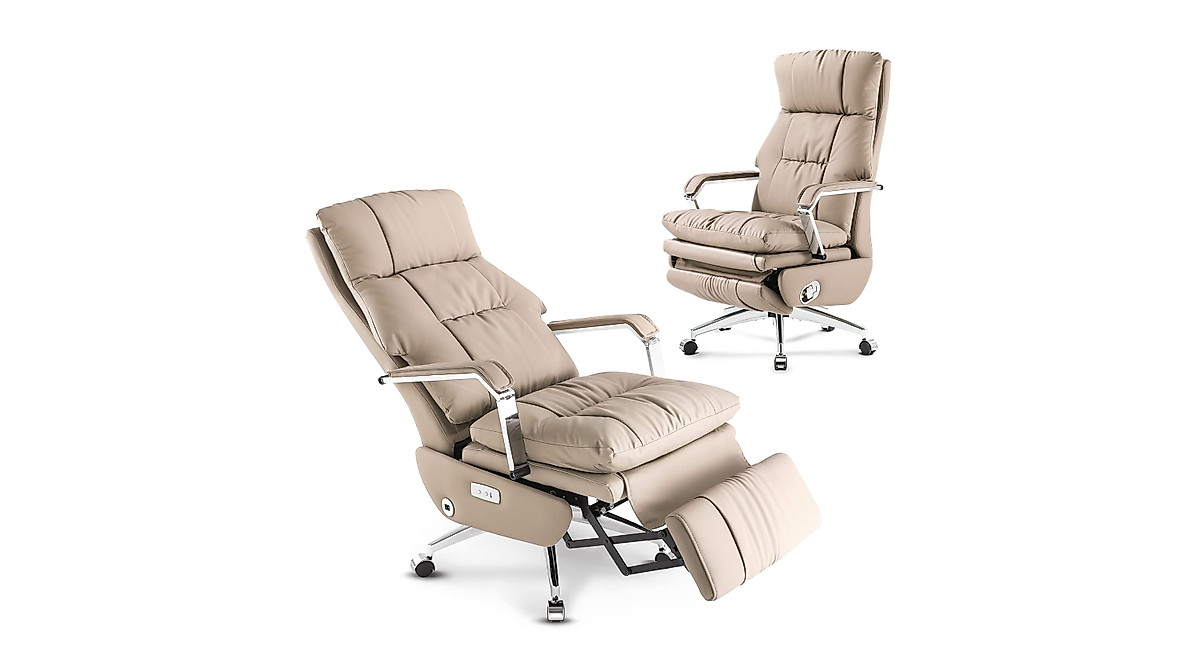 EMIAH Big & Tall Ergonomic Office Chair with Footrest and Lumbar Support