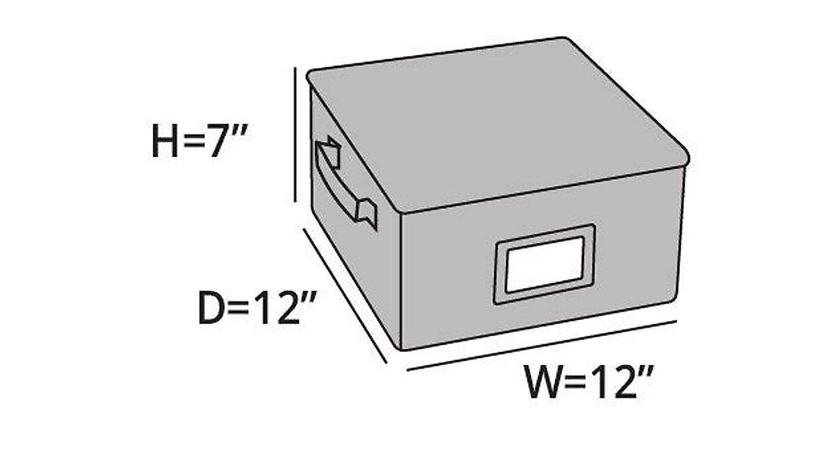 Covermates Zip-Top Storage Box - Durable Organization Solution
