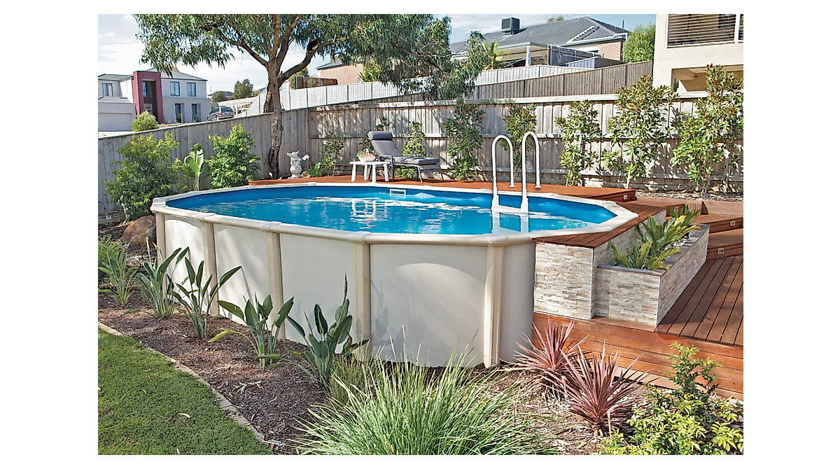 Main Access Easy Incline Pool Ladder for 48-54 Inch Above Ground Pools