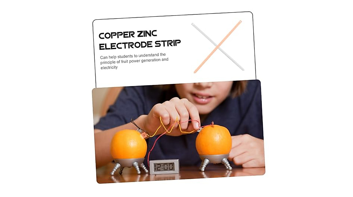 NAMOARLY Copper Electrode Strip for Classroom Experiments