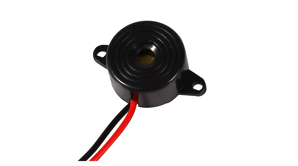 Active Piezo Buzzer 3-24V for Alarms, Electronics and DIY Projects