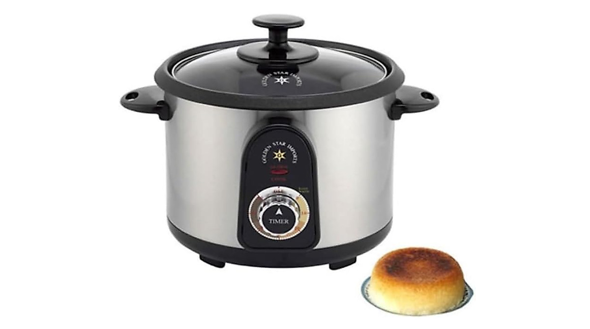 Automatic 14-Cup Tahdig Rice Cooker - Non-Stick & Easy