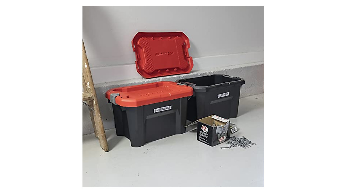 CRAFTSMAN 5-Gallon Storage Bins 6-Pack | Durable, Stackable & Portable