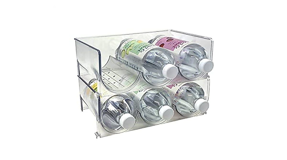 Eco Home Stackable Water Bottle Holder - Space Saver