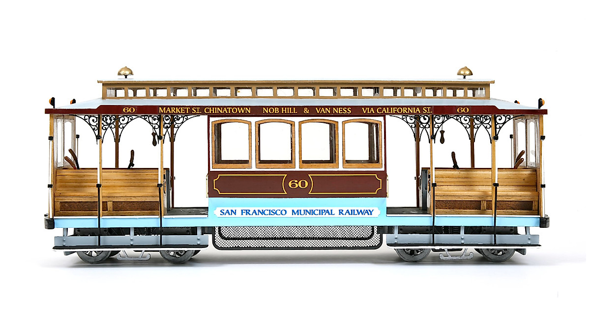 Occre San Francisco No.60 Cable Car Model Kit | Scale 1:24