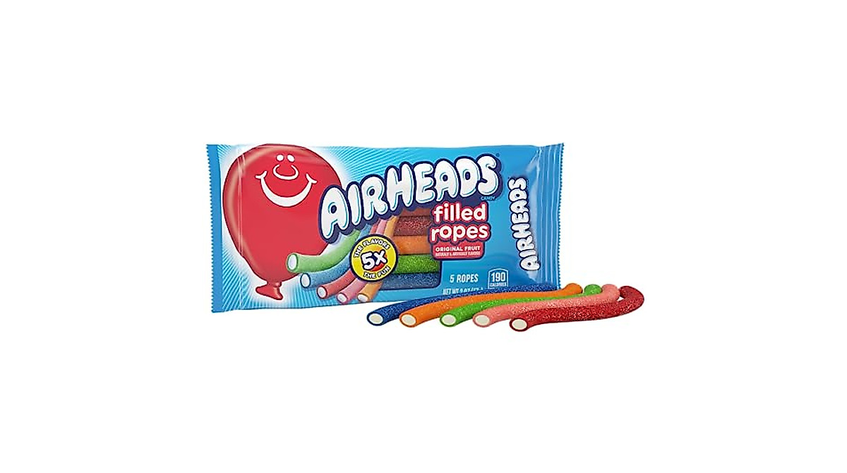 Airheads Soft Filled Ropes - Fun Chewy Candy Treats