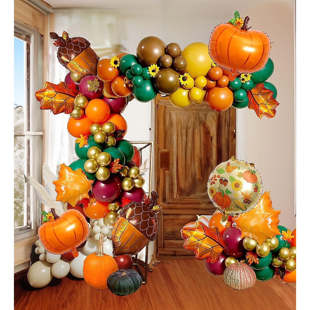 Fall Colors Balloon Garland Kit for Autumn Celebrations