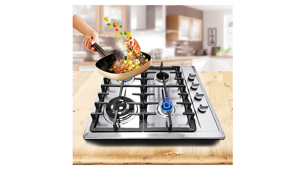 BEYANEE 4-Burner Built-In Gas Cooktop for Easy Cooking