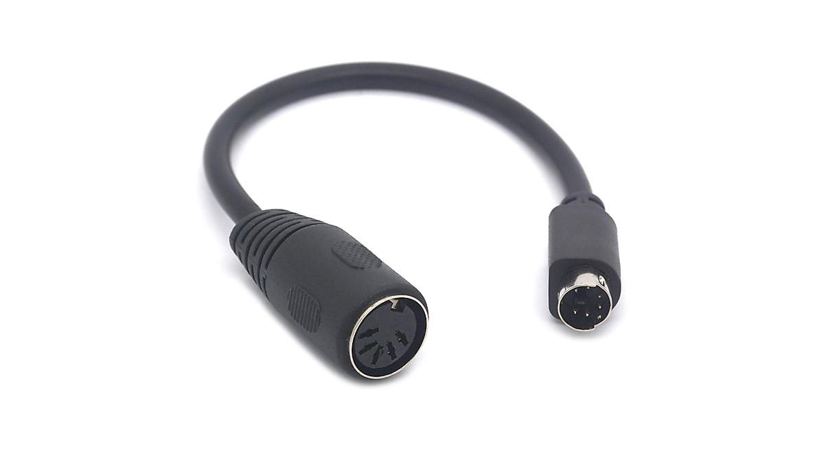 GLHONG PS/2 to AT Keyboard Cable Adapter - Connect Older Keyboards