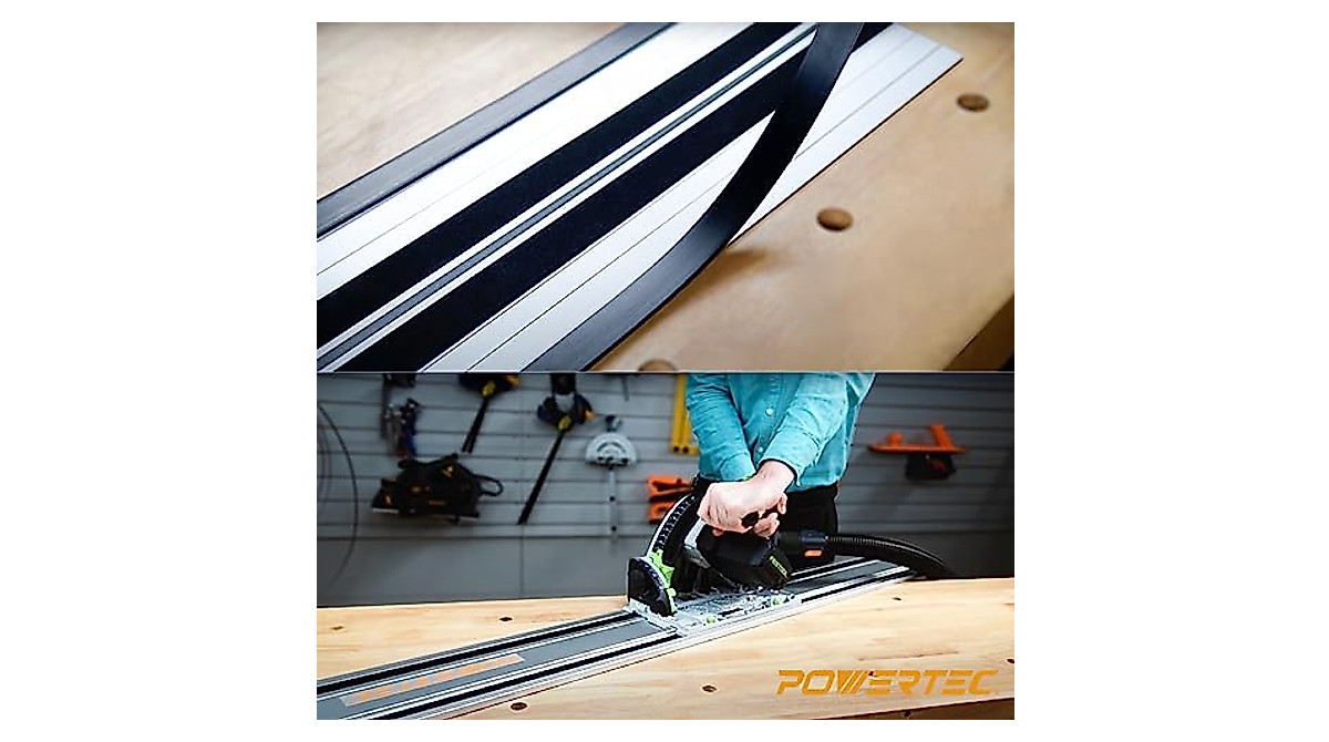 POWERTEC 71656 Splinter Guard Replacement Strip for Track Saw Rails