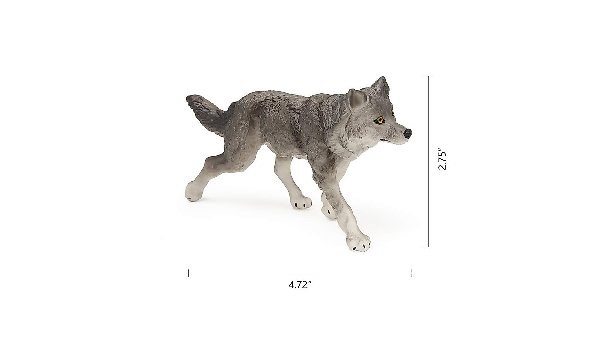 RESTCLOUD 7Pcs Wolf Toy Figurines Set for Imaginative Play