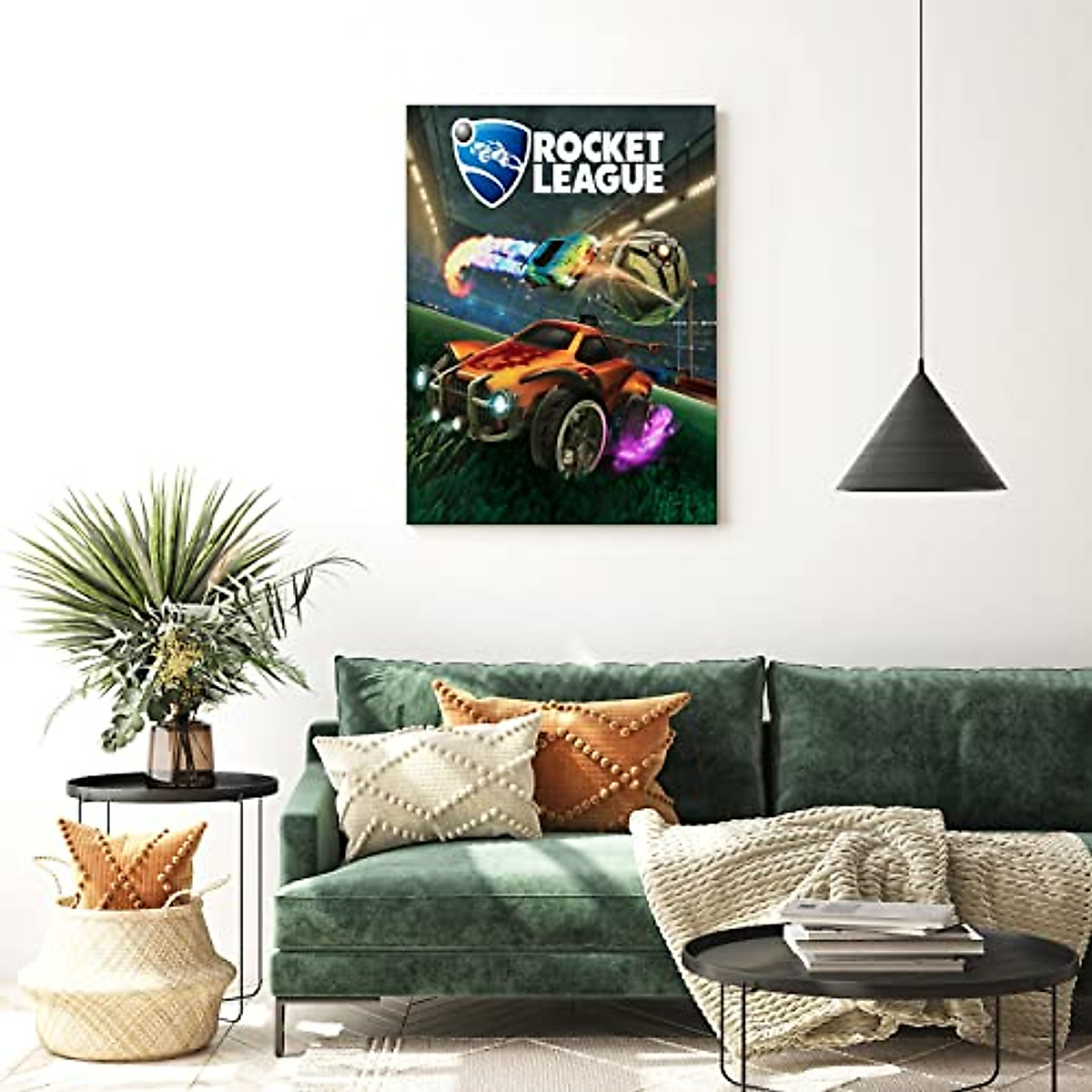 Rocket Merch League Canvas Poster Unframed Wall Art 12x18