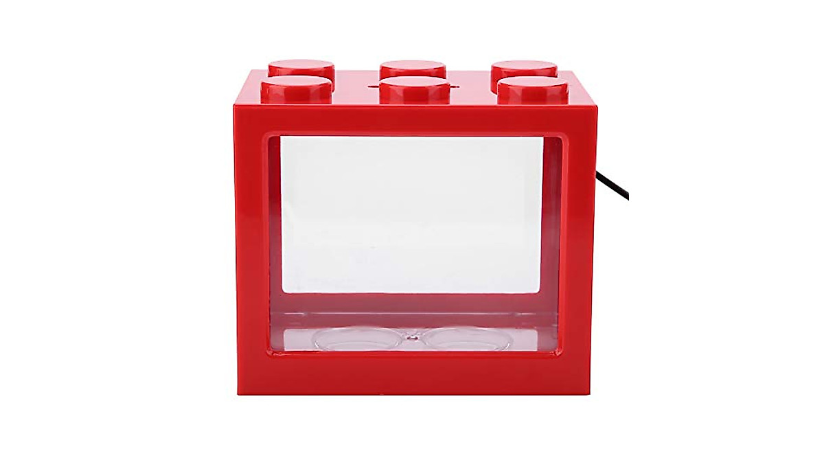 Decorative Mini Fish Tank - USB Aquarium for Home & Office