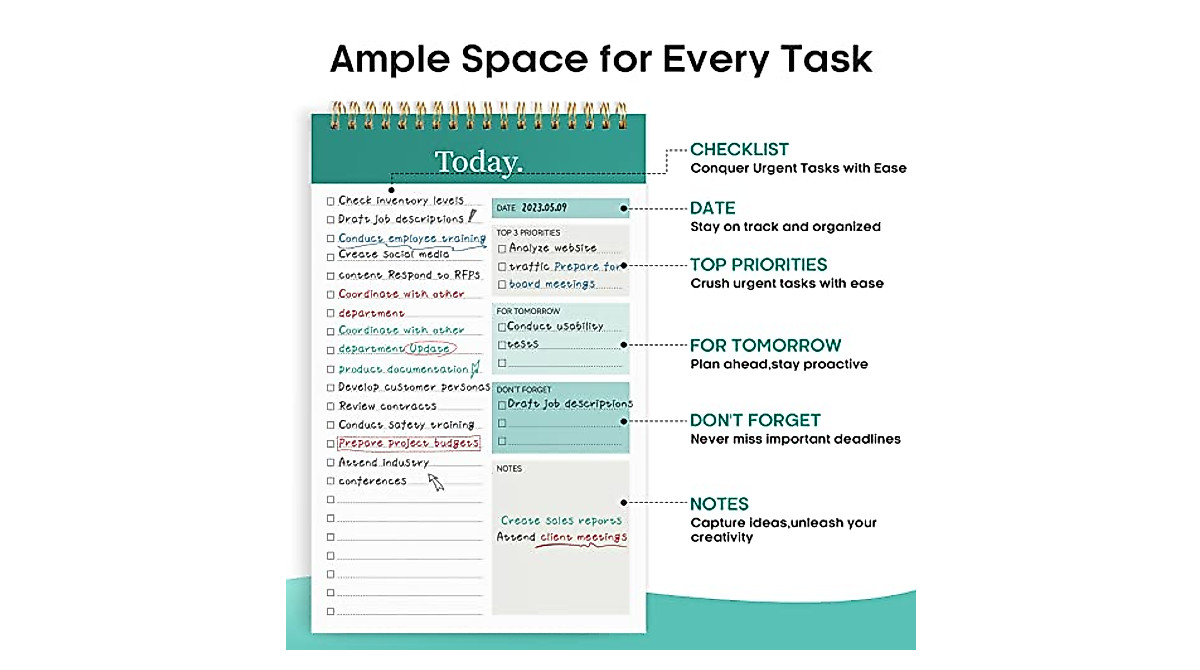 Organize Your Tasks with Our To Do List Pad