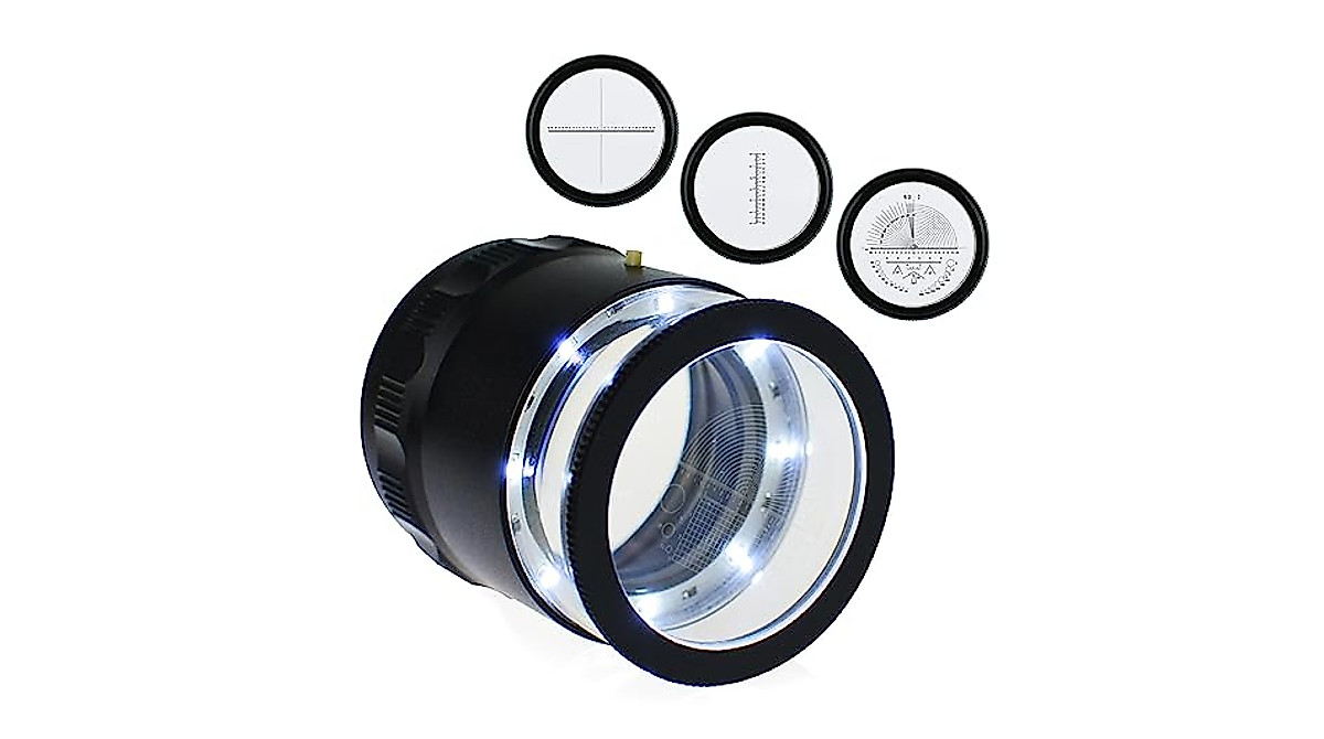 10X Scale Loupe Magnifier with LED Lights - DANOPLUS