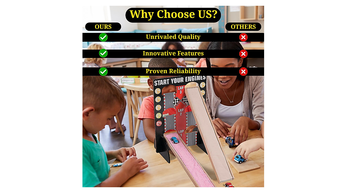 STEM Motion & Friction Activity - 21 Pieces for Kids