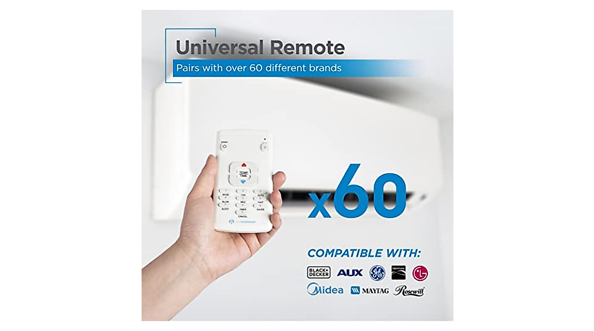 Universal AC Remote for 60+ Brands - Easy & Magnetic Control