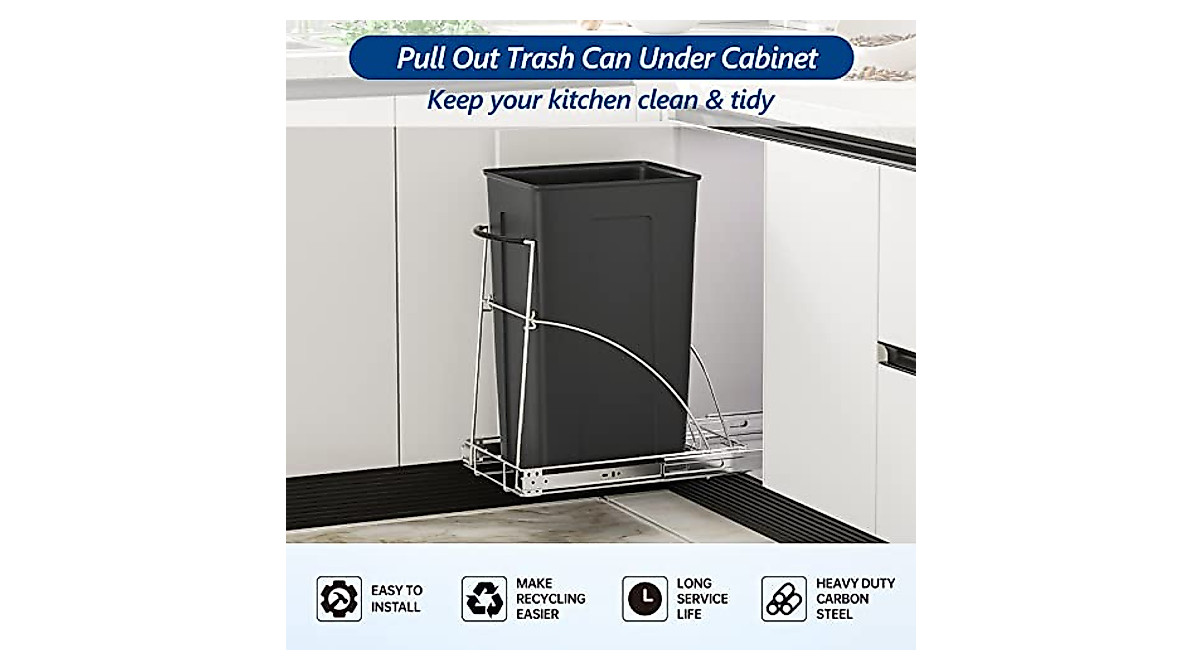 Insputer Pull Out Trash Can - Space Saving Solution