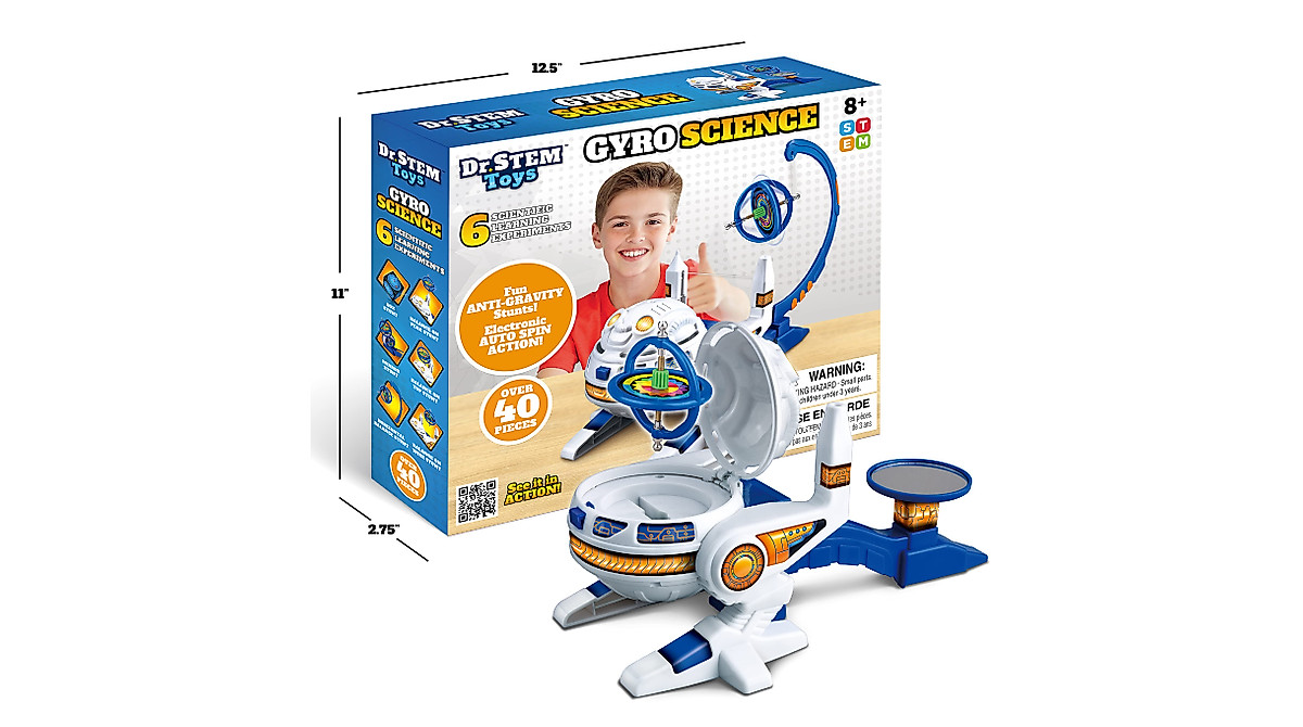 Dr. STEM Gyro Science Kit - Fun Physics Experiments for Kids 8+