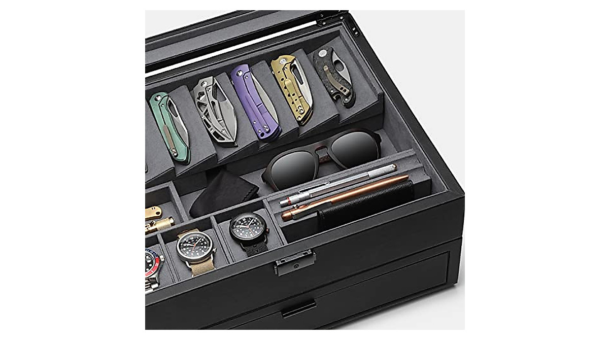 Kaviso Cache Display Valet Storage Drawer - Organize EDC