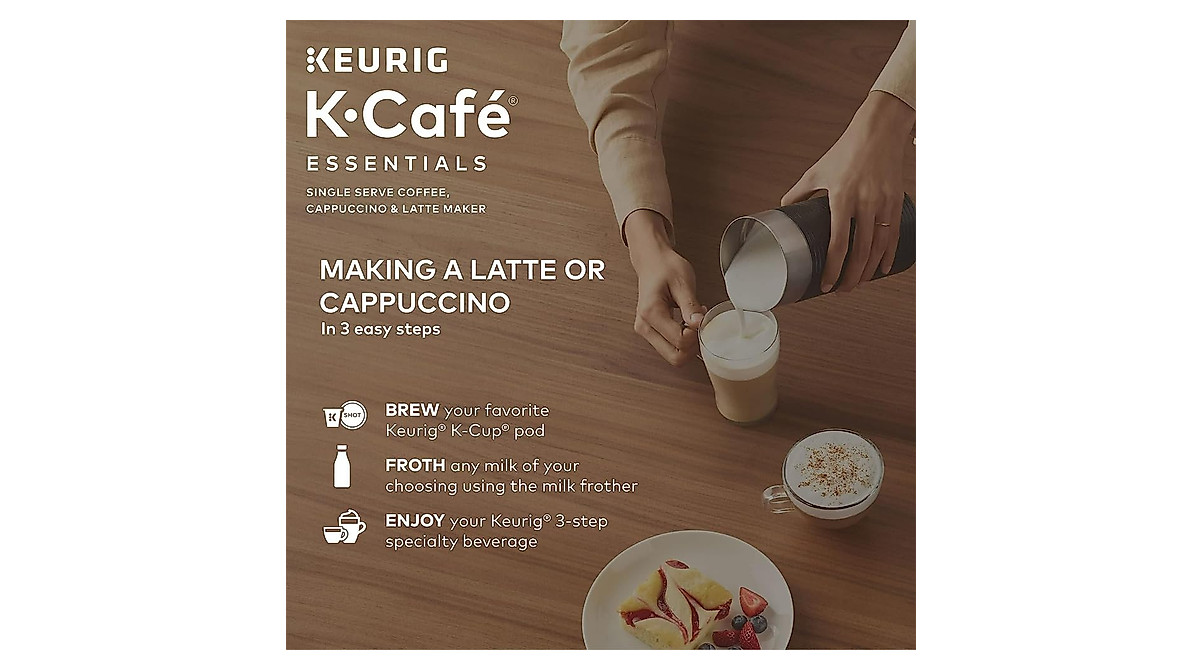 Keurig K-Cafe Essentials Coffee Maker - Renewed Excellence