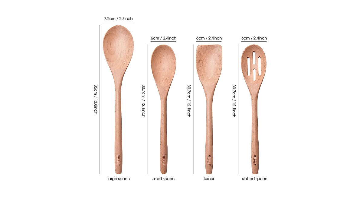 Acacia Wood Cutting Board & Utensil Set - Durable Kitchen Tools