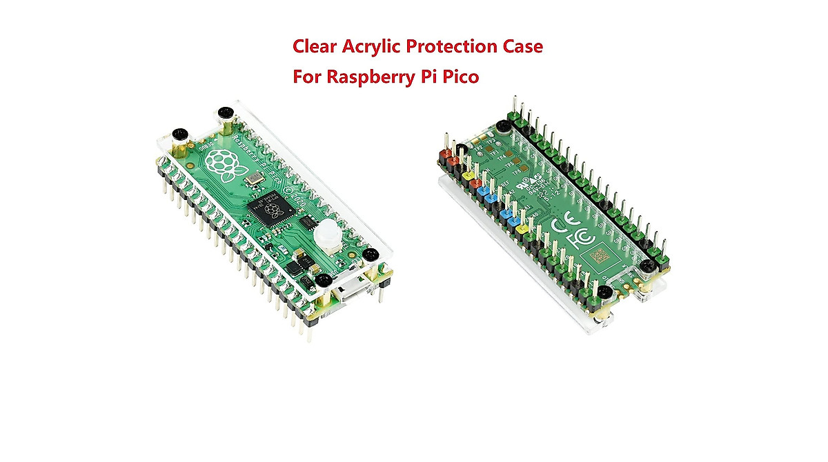 Waveshare Acrylic Case for Raspberry Pi Pico - Custom Cap