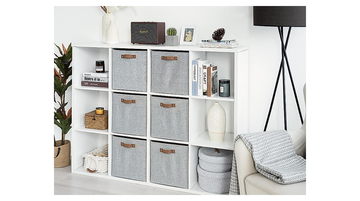 StorageWorks 45L Fabric Storage Bins - Organize with Style